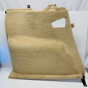 2004-2010 BMW X3 REAR TRUNK SIDE COVER BEIGE CARPET TRIM MOLDING OEM DRIVER LEFT